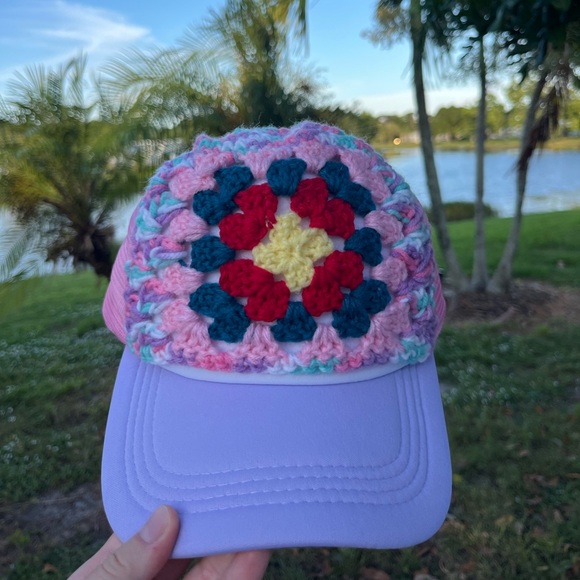 Colorful Crochet Kids Cap - Picture 1 of 1